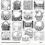 Easter Coloring Books Style Backgrounds By NLD Designs