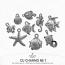 CU Charms No 1 Sea Creatures