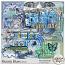 Moody Blues Artsy by Sekada Designs