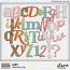 Lilies Alphabet Sets by Aimee Harrison