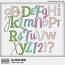 Blushing Bride Alphabet Sets by Aimee Harrison