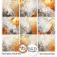 Time Captured,Gold & Glam Abstract Papers Bright By NLD Designs
