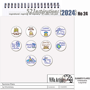 52 Inspirations 2024 no 24 Summer Flair by ViVa Artistry