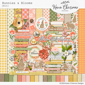 Bunnies and Blooms Kit by Karen Chrisman
