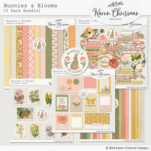 Bunnies and Blooms Bundle by Karen Chrisman