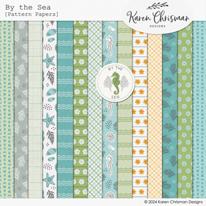 By the Sea Pattern Papers by Karen Chrisman