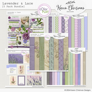 Lavender and Lace Bundle by Karen Chrisman