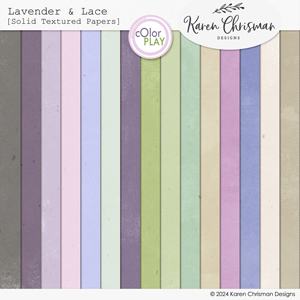 Lavender and Lace Solid Papers by Karen Chrisman