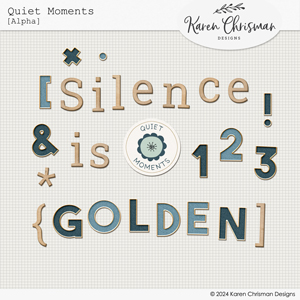 Quiet Moments Alpha by Karen Chrisman