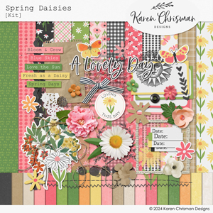 Spring Daisies Kit by Karen Chrisman