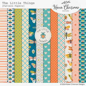 The Little Things Pattern Papers by Karen Chrisman