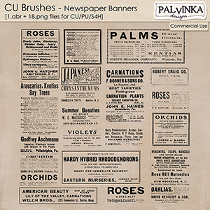 CU Brushes - Newspaper Banners