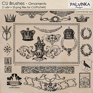 CU Brushes - Ornaments