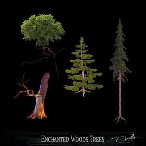 Enchanted Woods Trees