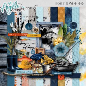 I Fish You Were Here by Angelle Designs 
