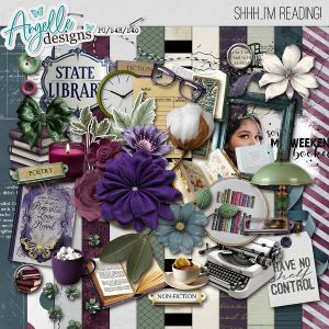 Shhh I am Reading! by Angelle Designs