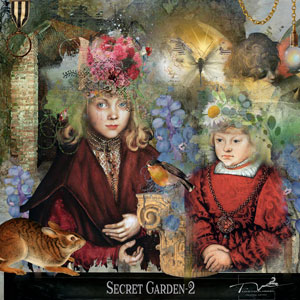Secret Garden-2 Digital Art Kit
