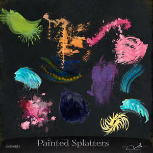 Painted Splatters