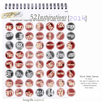 52 Inspirations 2014 - Bonus - Week Stamps