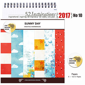 52 Inspirations 2017 No 10 Sunny Day Papers by Lynn Grieveson