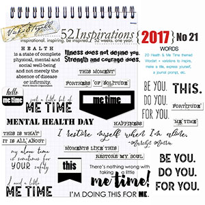 52 Inspirations 2017 No 21 Health Word Art by Vicki Stegall