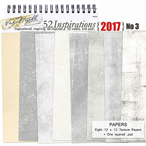 52 Inspirations 2017 No 03 Texture Papers by Vicki Stegall