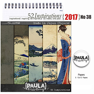 52 Inspirations 2017 No 38 Made in Japan Papers by Paula Kesselring