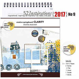 52 Inspirations 2017 No 09 Clarity Mini Kit by Lynn Grieveson