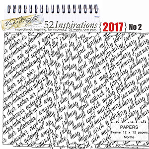 52 Inspirations 2017 No 02 Annual Backgrounds by Vicki Stegall