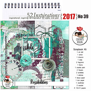 52 Inspirations 2017 No 39 Possibilities Mini Kit by Courtney's Designs