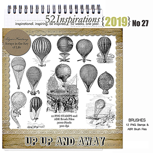 52 Inspirations 2019 No 27 Up Up and Away by Idgie's Heartsong