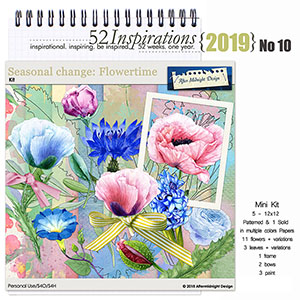 52 Inspirations 2019 No 10 Seasonal Change Flowertime by Aftermidnight Design