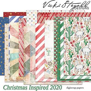 52 Inspirations 2020 Christmas Inspired Papers by Vicki Stegall