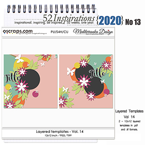 52 Inspirations 2020 No 13 Templates Vol 14 by Mediterranka