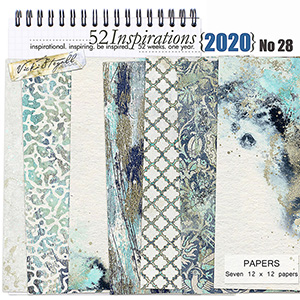 52 Inspirations 2020 No 28 Beach Vibes Papers by Vicki Stegall