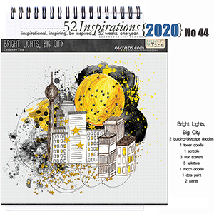 52 Inspirations 2020 No 44 Bright Lights, Big City Elements by Design by Tina