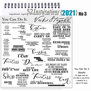 52 Inspirations 2021 No 03 You Can Do It Word Art