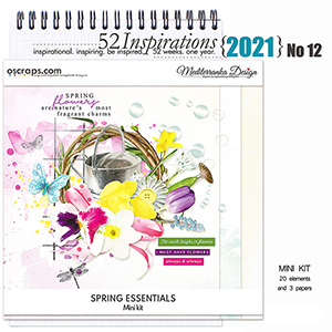 52 Inspirations 2021 No 12 Spring Essentials Mini Kit by Mediterranka