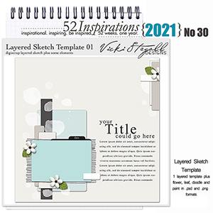 52 Inspirations 2021 No 30 Layered Template by Vicki Stegall