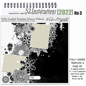 52 Inspirations 2022 No 03 Fully Loaded Template by Vicki Stegall