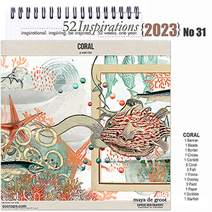 52 Inspirations 2023 No 31 Coral by Maya de Groot