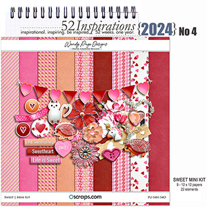 52 Inspirations 2024 no 04 Sweet Mini Kit by Wendy Page Designs