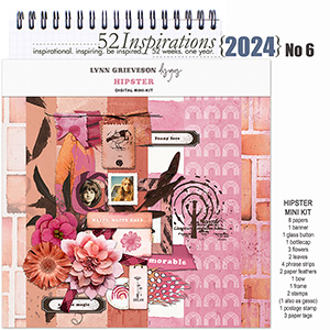 52 Inspirations 2024 No 06 Hipster Mini Kit by Lynn Grieveson
