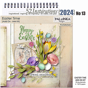 52 Inspirations 2024 No 13 Easter Time Add On by Palvinka
