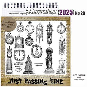 52 Inspirations 2025 No 20 Just Passing Time by Idgie's Heartsong 