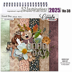 52 Inspirations 2025 No 38 Good Day MiniKit by CarolW