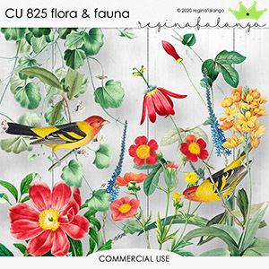 CU 825 FLORA & FAUNA 