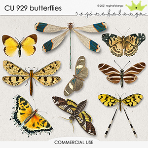 CU 929 BUTTERFLIES