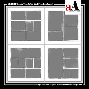 12 X 12 Stitched Templates No 2