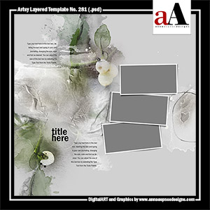 Artsy Layered Template No 281